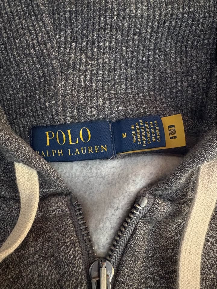 POLO HOODIE - DARK GREY - photo 2