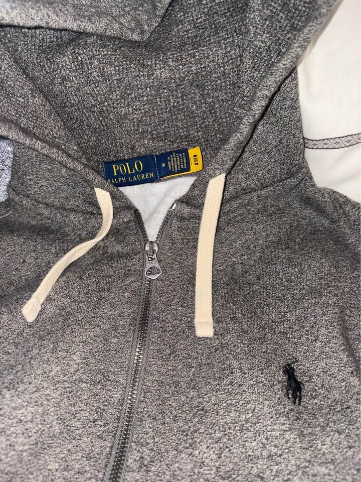 POLO HOODIE - DARK GREY - photo 3
