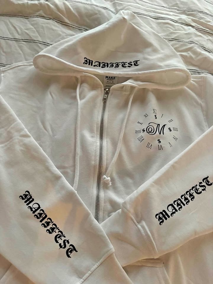 MANIFEST Hoodie White