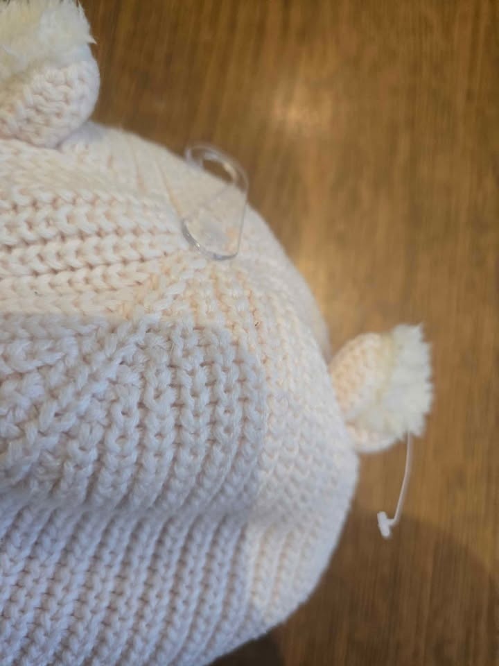 NWT GAP Baby Sherpa-Lined Bear Beanie (18-24mo, Pink) - photo 5