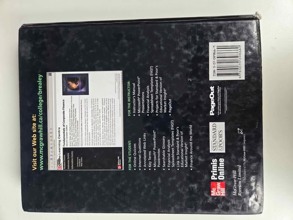 Fundamentals of Corporate Finance 2nd Canadian Edition - photo 2