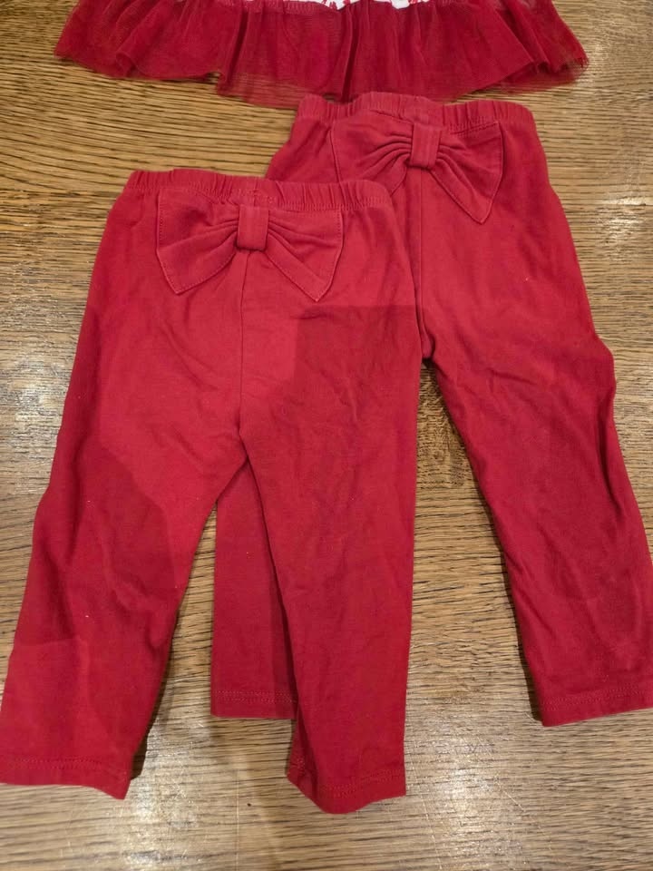 Christmas Holiday Outfit Set for Baby Girl (12M & 9M) - photo 3
