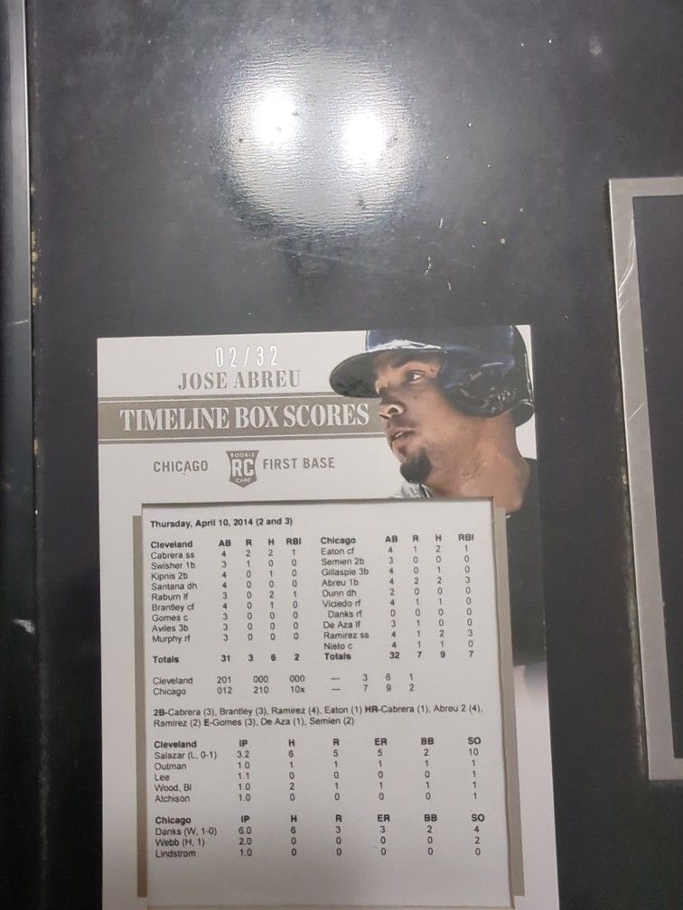 National Treasure 2014 Jose Abreu Rc #2/32