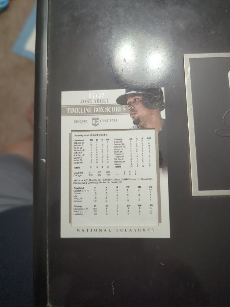 National Treasure 2014 Jose Abreu Rc #2/32 - photo 2