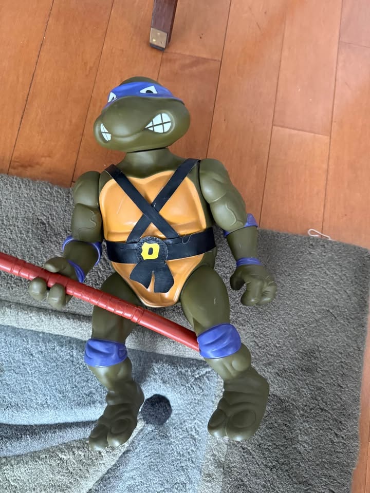 1989 Playmates Donatello TMNT Giant Figure 15" - photo 4