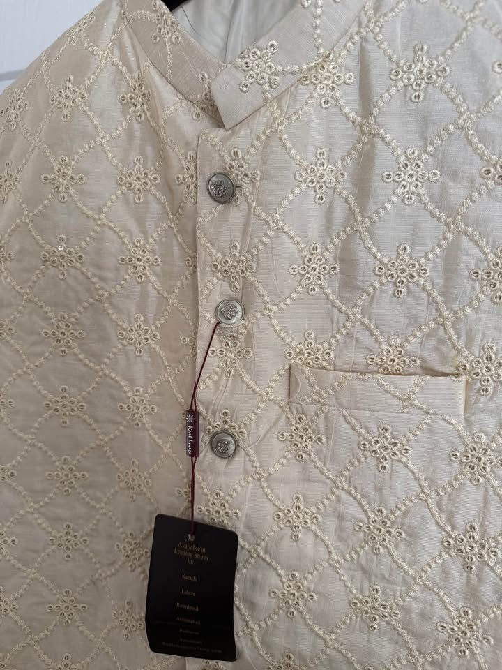 Men's Indian Waistcoat - Size Large Slim - photo 3