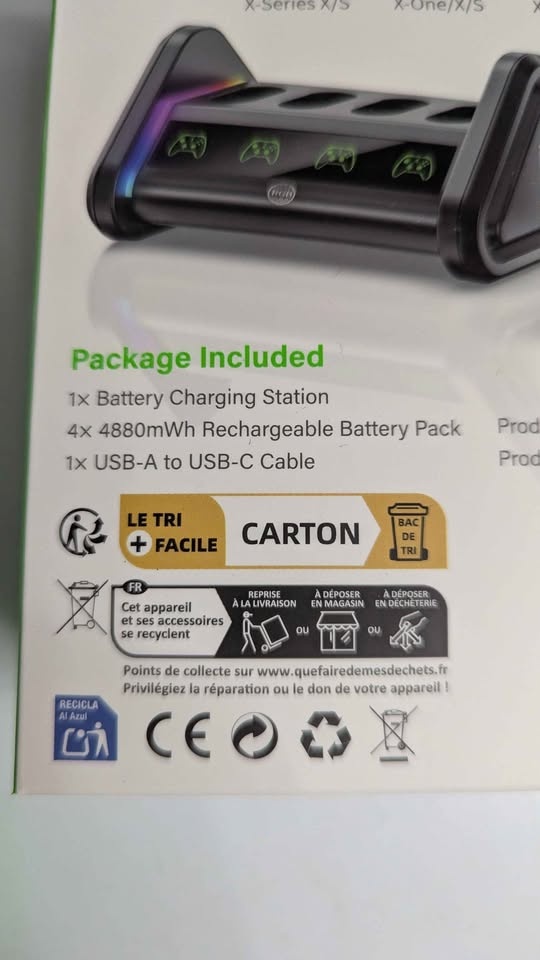 Rechargeable Batteries and charger for XboxOne - photo 3