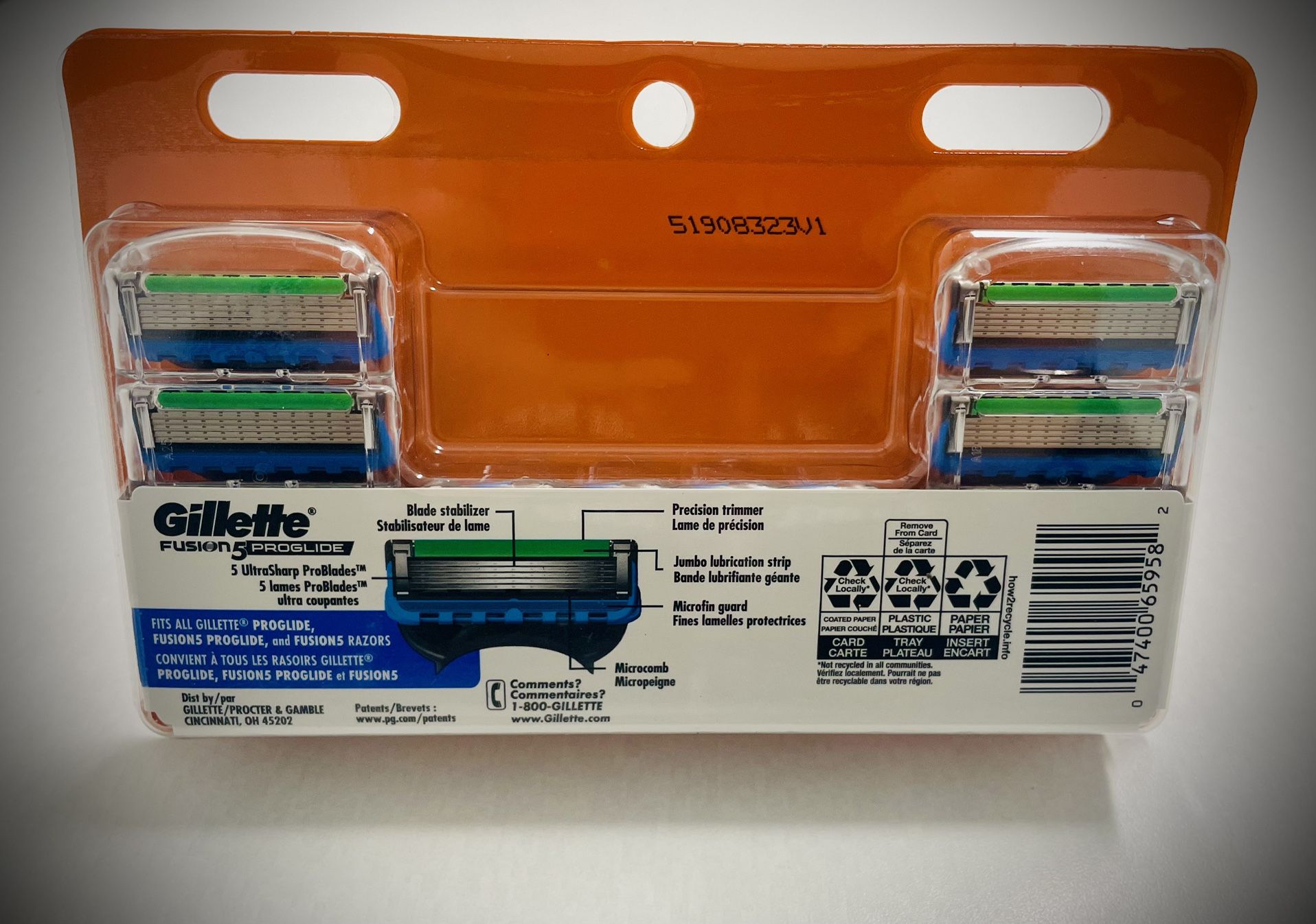 1 Gillette Fusion 5 Proglide 12ct Cartridges - photo 2