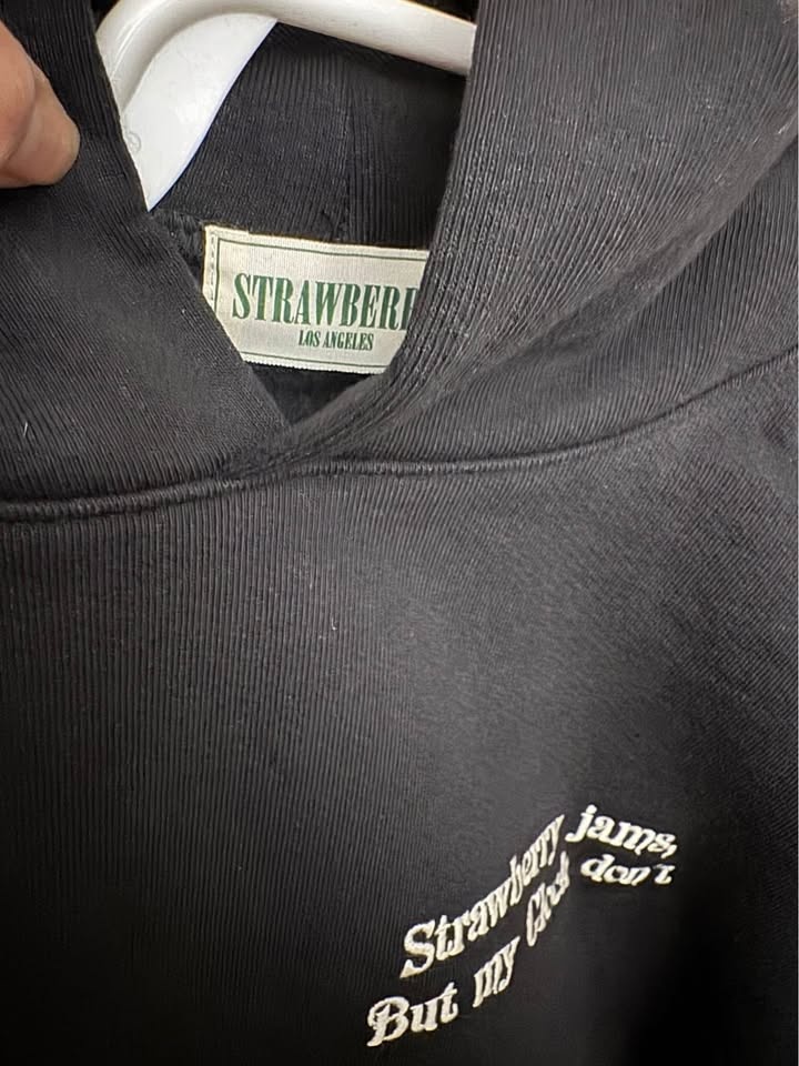 NEW Strawberry Jams Black Hoodie - photo 3