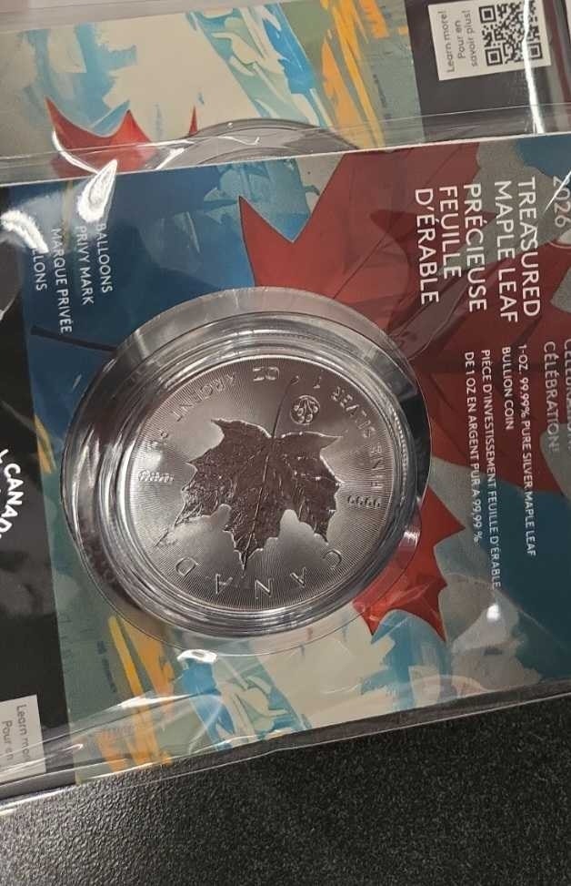 1 oz Canadian Maple Silver Coin from RCM 2026