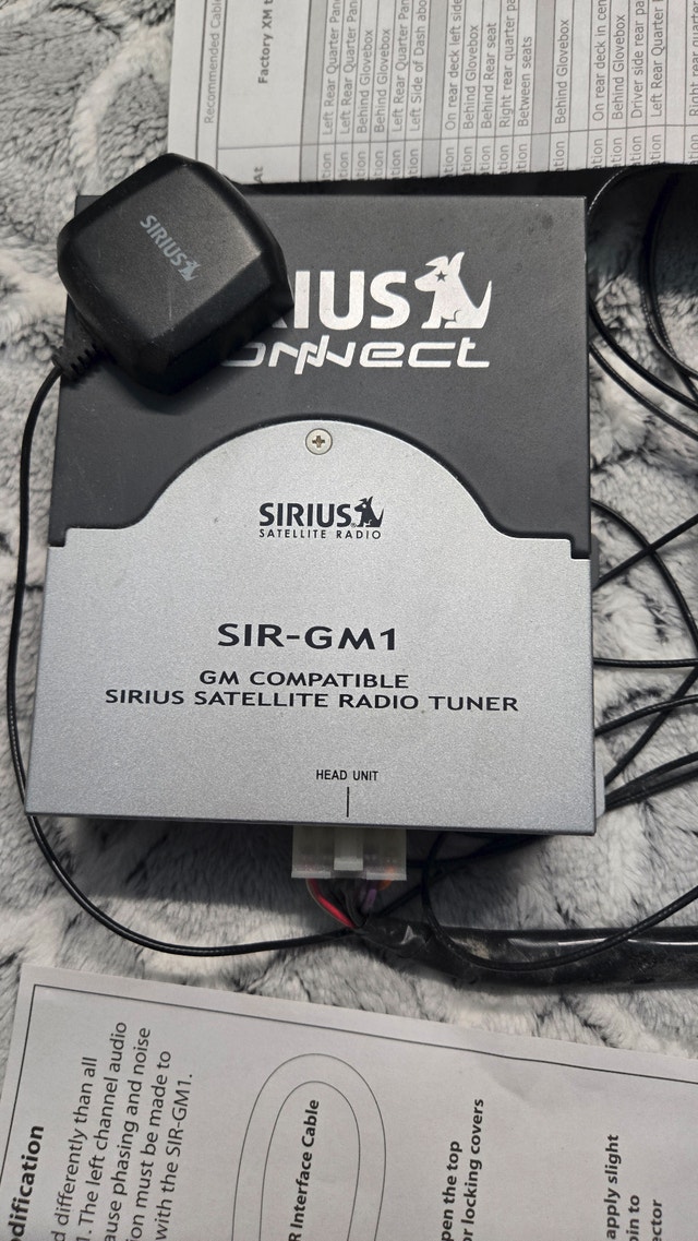 Sirius Adapter for GM vehicles - Open Box