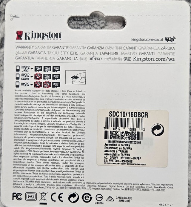 Kingston Micro SD HC 6GB Class 10 w/ Adapter - photo 2