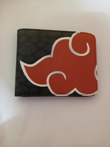 Akatsuki Wallet - Large Red Cloud Naruto Shippuden - Anime Manga