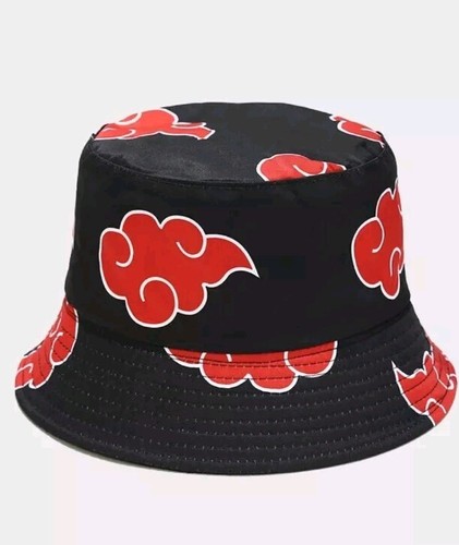 Naruto Shippuden Akatsuki Red Clouds Bucket Hat