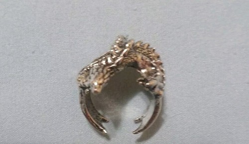 Dragon Ring Gothic Punk Style Wings Opening Adjustable Ring Vint - photo 4