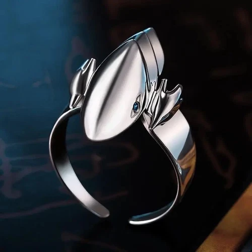 Yu-Gi-Oh Seto Kaiba Blue-Eyes White Dragon Ring - photo 2