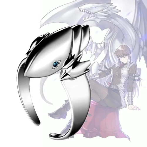 Yu-Gi-Oh Seto Kaiba Blue-Eyes White Dragon Ring - photo 3