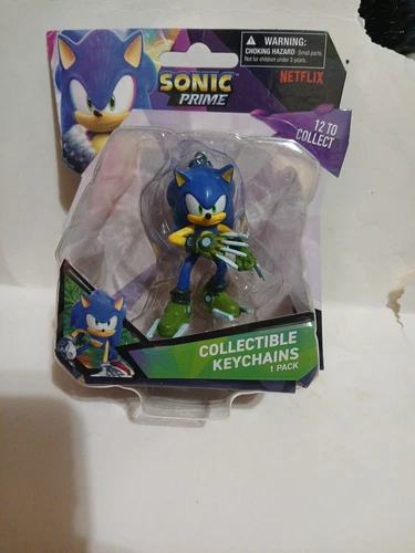 Netflix Sonic Prime 2" Sonic Prime Cyber Claws Keychain