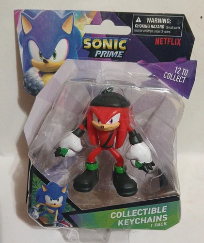 Netflix Sonic Prime Knuckles Figure Keychain