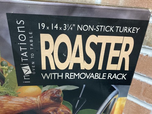 Invitations Oven To Table Roasting Pan with Rack - Never Used