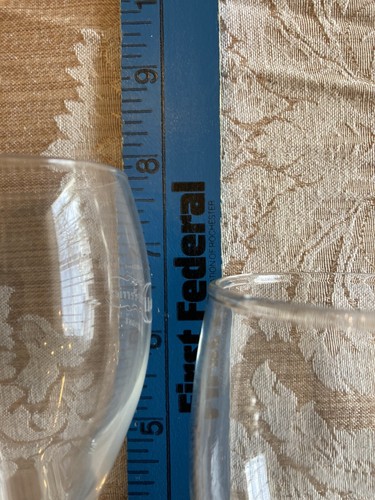2 Perrier Jouet Champagne Glasses + 2 Wine Glasses - photo 3