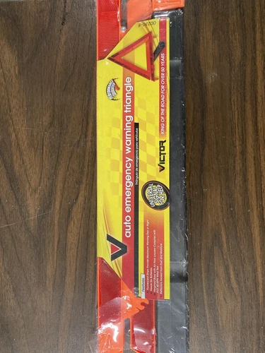 Victor Folding Auto Emergency Warning Triangle 00230-8 New
