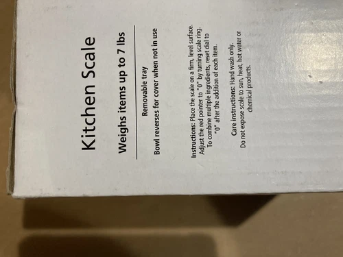 MainStays Kitchen Scale up to 7 lb - photo 3