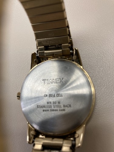 Timex Easy Reader Men's Watch 35mm Gold Tone Date Indiglo - photo 2