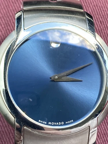 Movado SL Edition Men's Blue Dial Museum Watch - photo 4