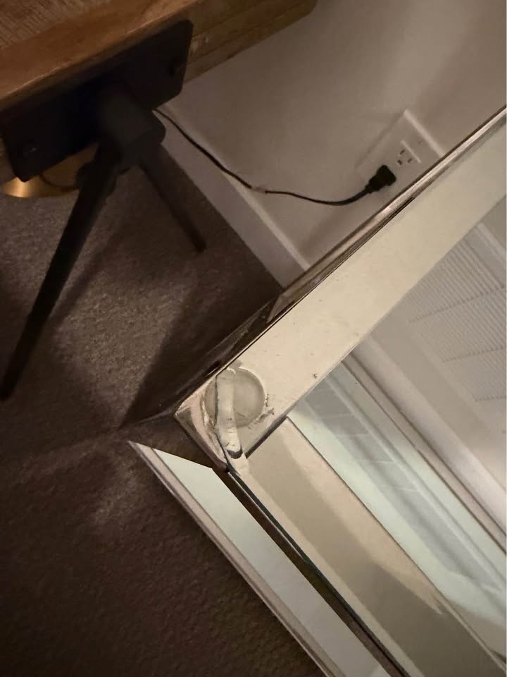 Mirrored Console Table with Chrome Finish - photo 4