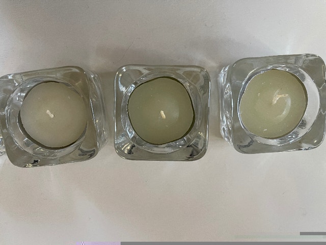 Set of Five Glass Votive Candle Holders - photo 4