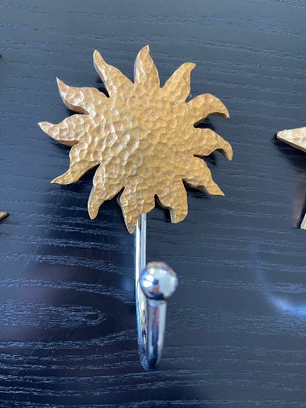 Set of Three Lunar-Star-Themed Decorative Hooks Large - photo 3