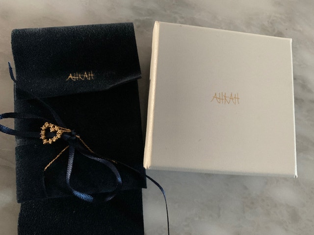 AHKAH Diamond 18k Gold Heart Necklace - photo 2