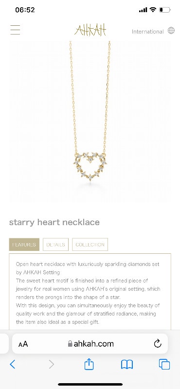 AHKAH Diamond 18k Gold Heart Necklace - photo 5