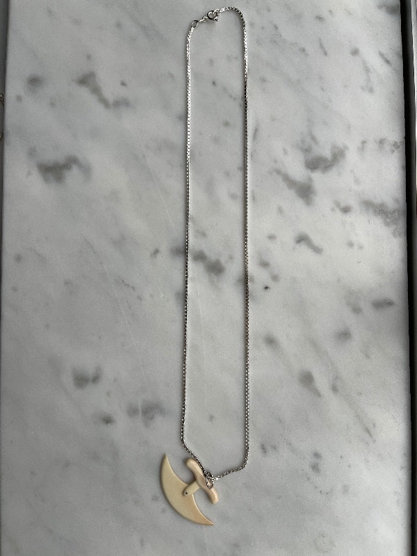 Native Ulu Carving Alaskan Necklace - photo 2
