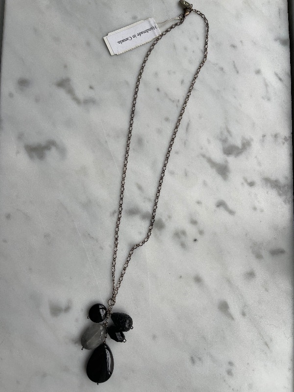 F2G Sterling Silver Natural Stone Necklace - photo 3