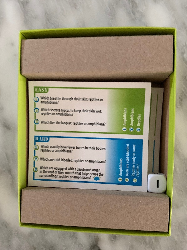 Professor Noggin Reptile & Amphibians Trivia Game - photo 3