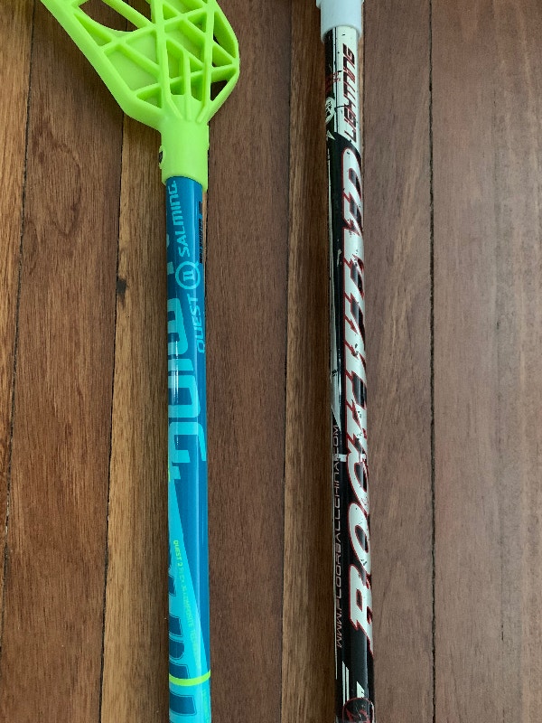 Two Floor Hockey Sticks SALMING ROCKWIND