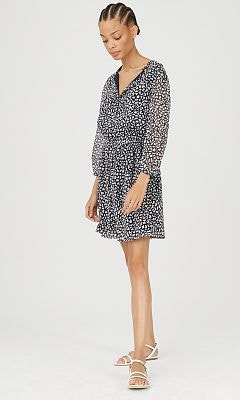Women’s CLUB MONACO Bishuppe Printed Short Dress Size 0