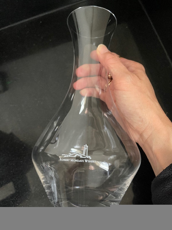 Crystal Wine Decanter Like New - photo 2