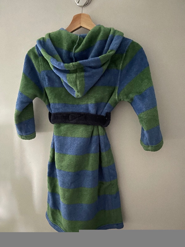 Cute Warm LITTLE JOULES Hooded Bathrobe Housecoat Boys 3-4 Years - photo 3