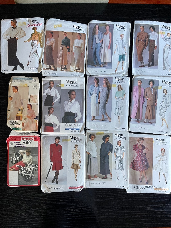 Vogue Sewing Patterns Size US 6-8-10 Lot of 11 + 1
