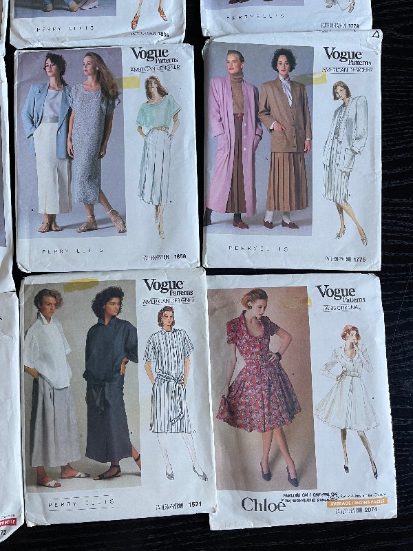 Vogue Sewing Patterns Size US 6-8-10 Lot of 11 + 1 - photo 4