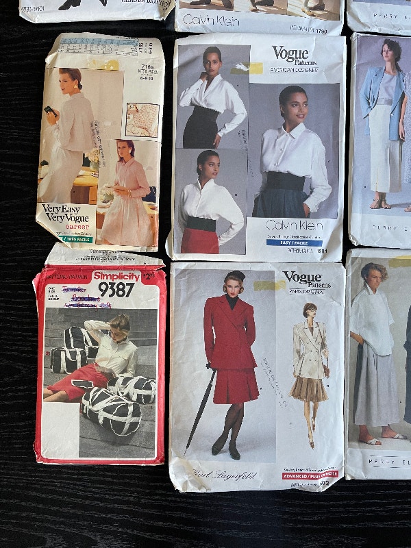 Vogue Sewing Patterns Size US 6-8-10 Lot of 11 + 1 - photo 5