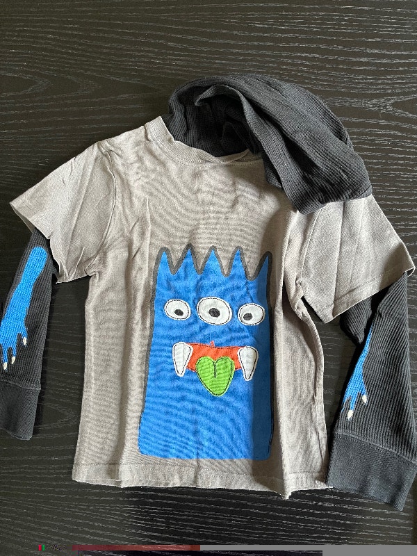 Boys Size 4 Years Bundle GAP ZARA Long Sleeve Tees Dress Shirt - photo 2