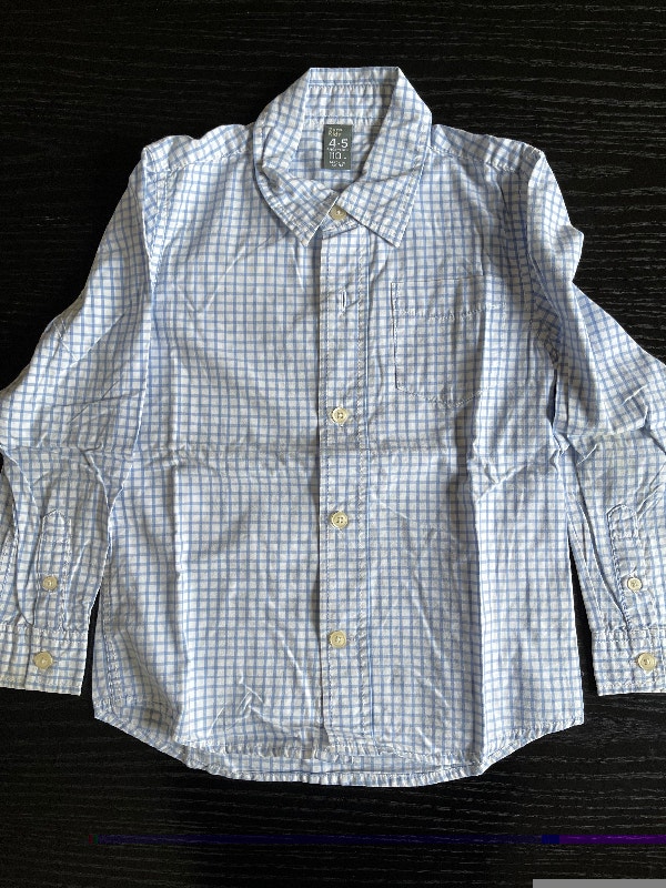 Boys Size 4 Years Bundle GAP ZARA Long Sleeve Tees Dress Shirt - photo 5
