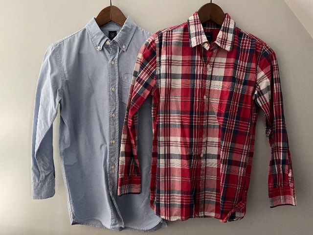 Boys GAP XL Size 12-13 Longsleeve Dress Button Down Shirts