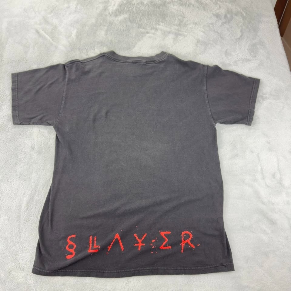 Vintage Slayer Musica Diabolus Metal T-Shirt Large - photo 4
