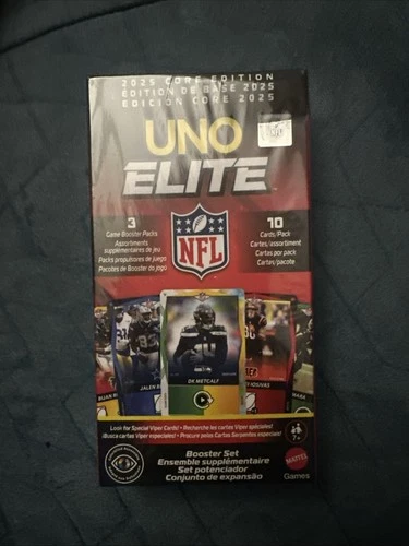 UNO Elite NFL - 2025 Core Edition - 3 Pack Booster Box