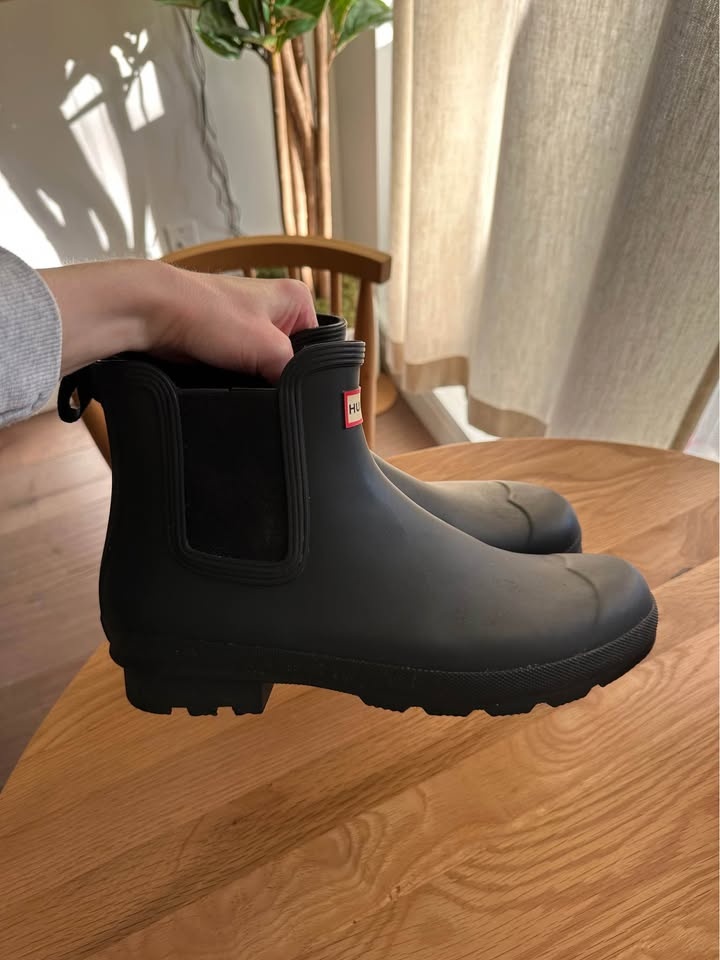 Hunter Classic Black Short Boots - Mens Size 11 - photo 5